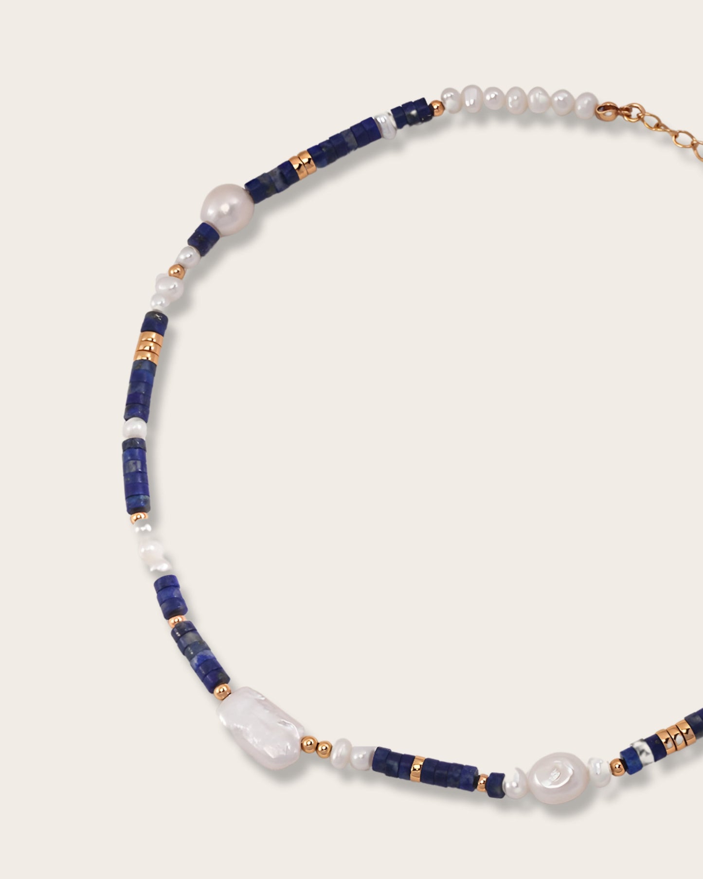 The "Ocean's Treasure Necklace" symbolizes the profound beauty, mystery, and hidden depths of the ocean, serving as a reminder to embrace life's enigmas and discover the treasures within. Handcrafted with love, this timeless piece adds a touch of elegance to any outfit. Perfect for a romantic dinner or a casual day out.