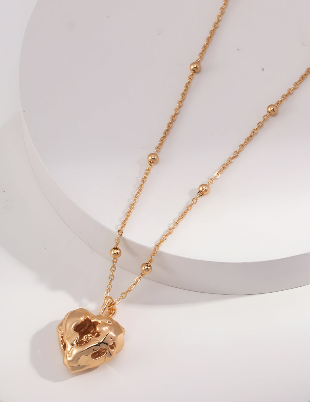 Exquisite Heart Necklace for Every Occasion - S925 Sterling Silver with 18K Gold Vermeil  - Timeless Statement - Intricate Elegance - Radiate beauty wherever you go