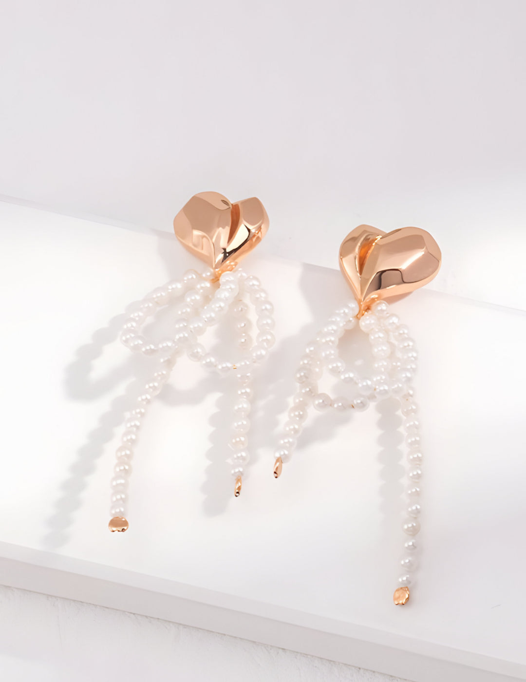 Allure of Pearl Luminance Earrings -  S925 Sterling Silver with 18K Gold Vermeil-  Lustrous and Lively Earrings