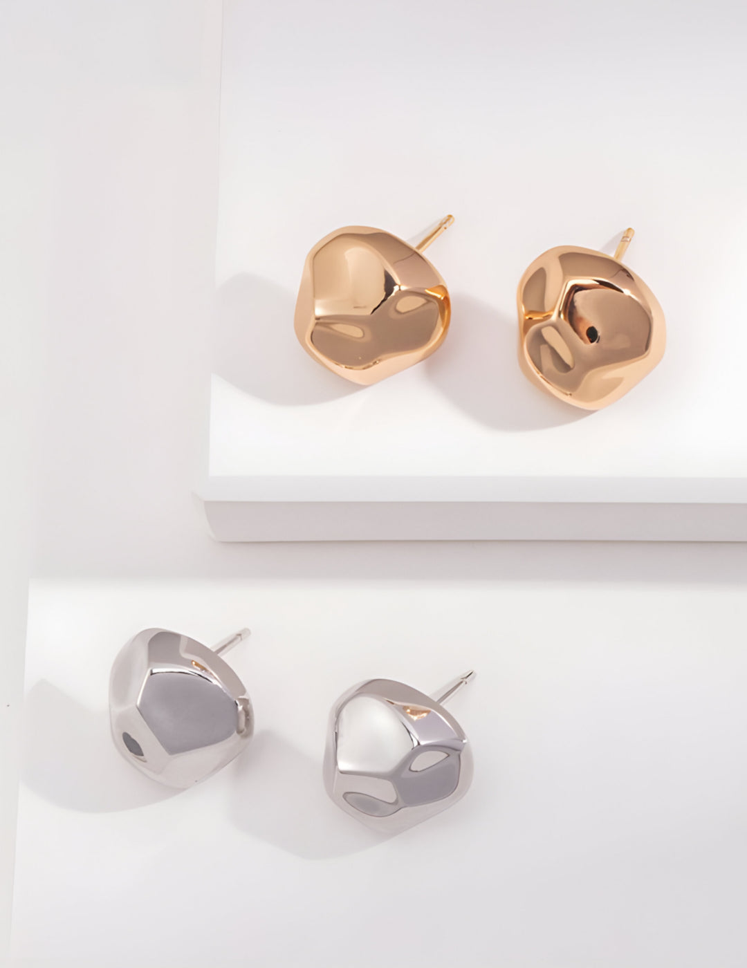 Embrace the Strength and Grace - S925 Sterling Silver with 18K Gold Vermeil stud earring - Channel your inner warrior - a must-have for those seeking to showcase their fearless spirit