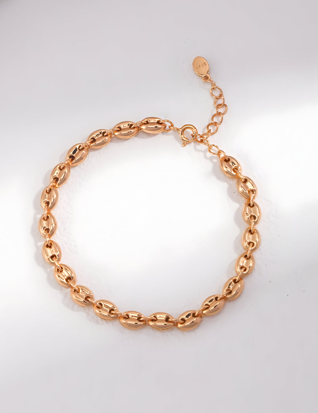 Eternal Radiance: Classic Beauty Bracelet adjustable valentino chain bracelet - S925 sterling pure silver -18K Gold Vermeil