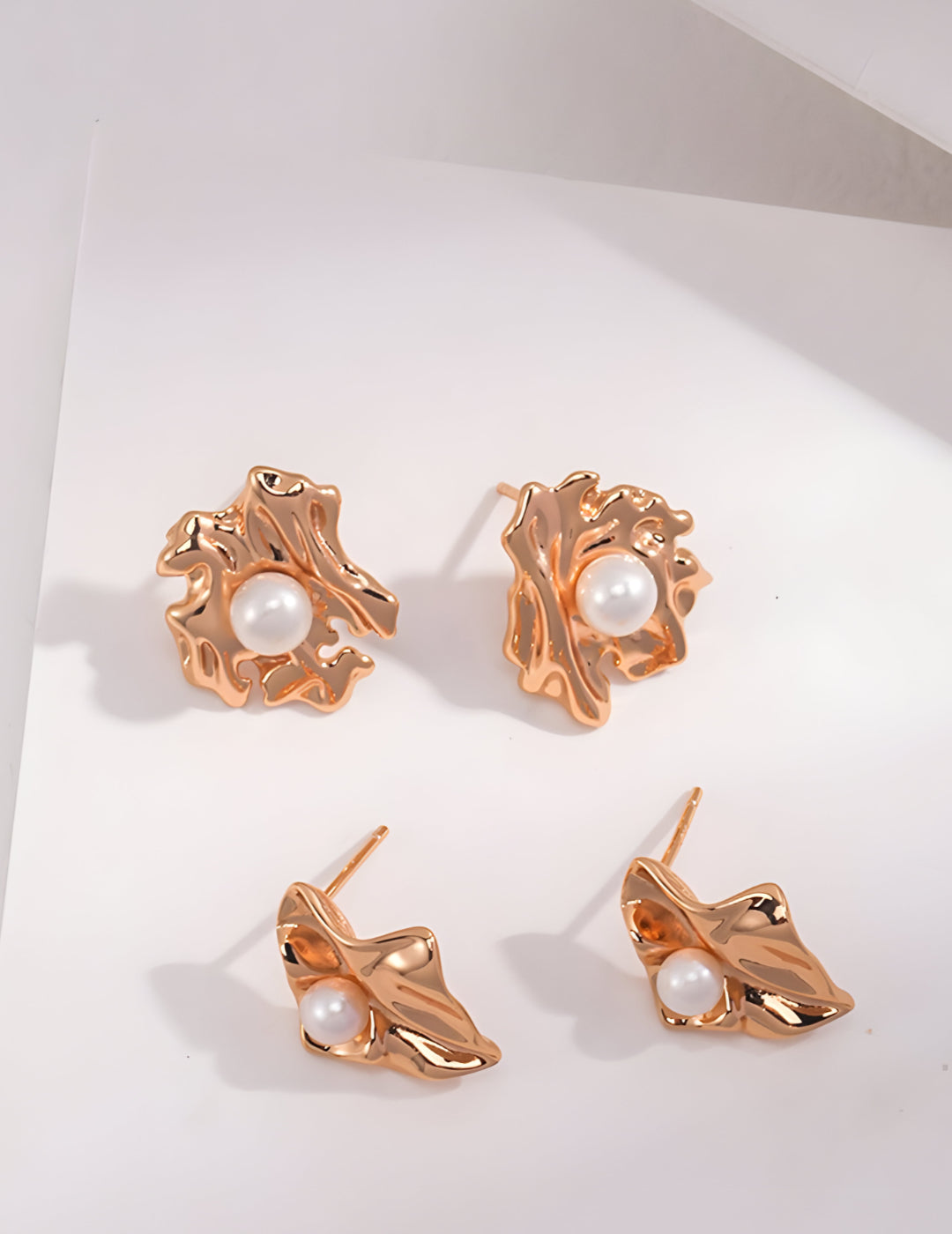 Pearlescent Coral Earrings