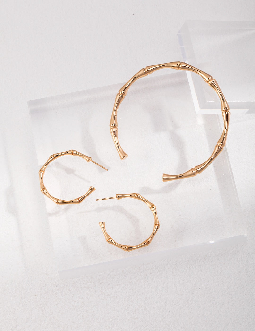 Crafted with love, this necklace features a beautiful Bamboo Knot design - Exquisite Cuff Bracelet - S925 Sterling Silver with 18K Gold Vermeil - Graceful Orchid Elegance - Timeless design and radiant charm are perfect for any occasion