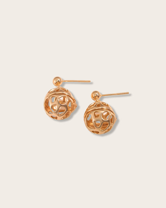 Earrings Embracing the Beauty of Simplicity - S925 Sterling Silver with 18K Gold Vermeil - Elevate your style with these stunning pieces that capture the essence of beauty. Designed to make you shine, these Earrings are a must-have for any occasion