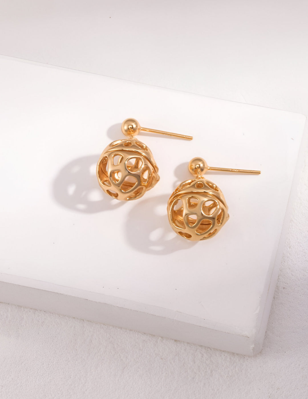 Earrings Embracing the Beauty of Simplicity - S925 Sterling Silver with 18K Gold Vermeil - Elevate your style with these stunning pieces that capture the essence of beauty. Designed to make you shine, these Earrings are a must-have for any occasion