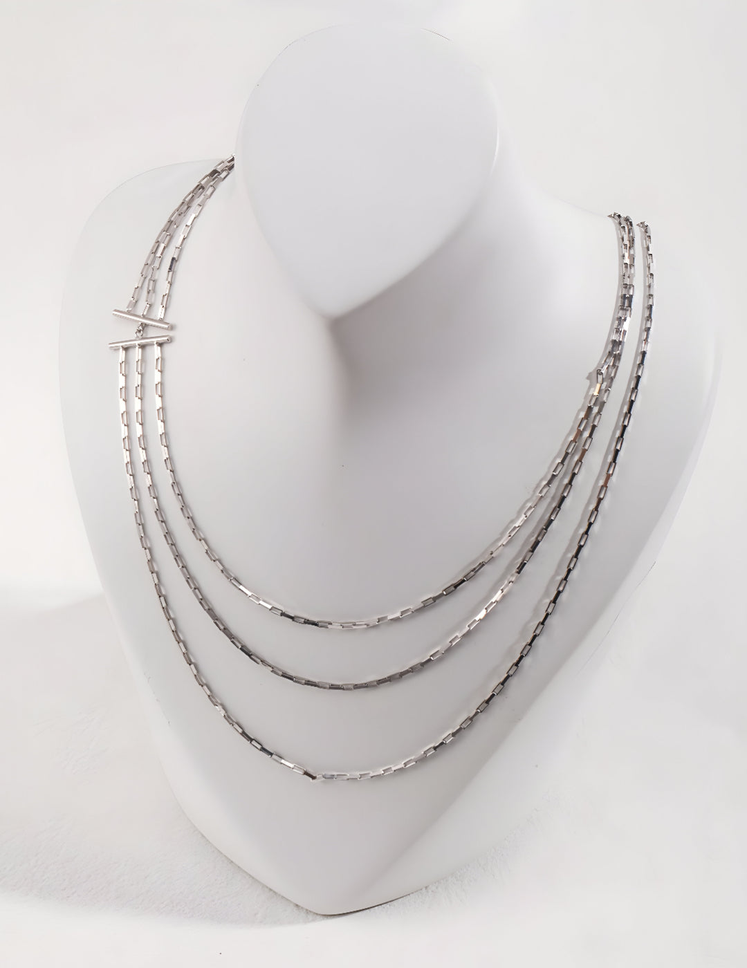 A Harmonious Ensemble - Triple Necklace Ensemble - S925 Sterling Silver with 18K Gold Vermeil - an exquisite ensemble that epitomizes elegance and harmony - the perfect addition to complete any outfit
