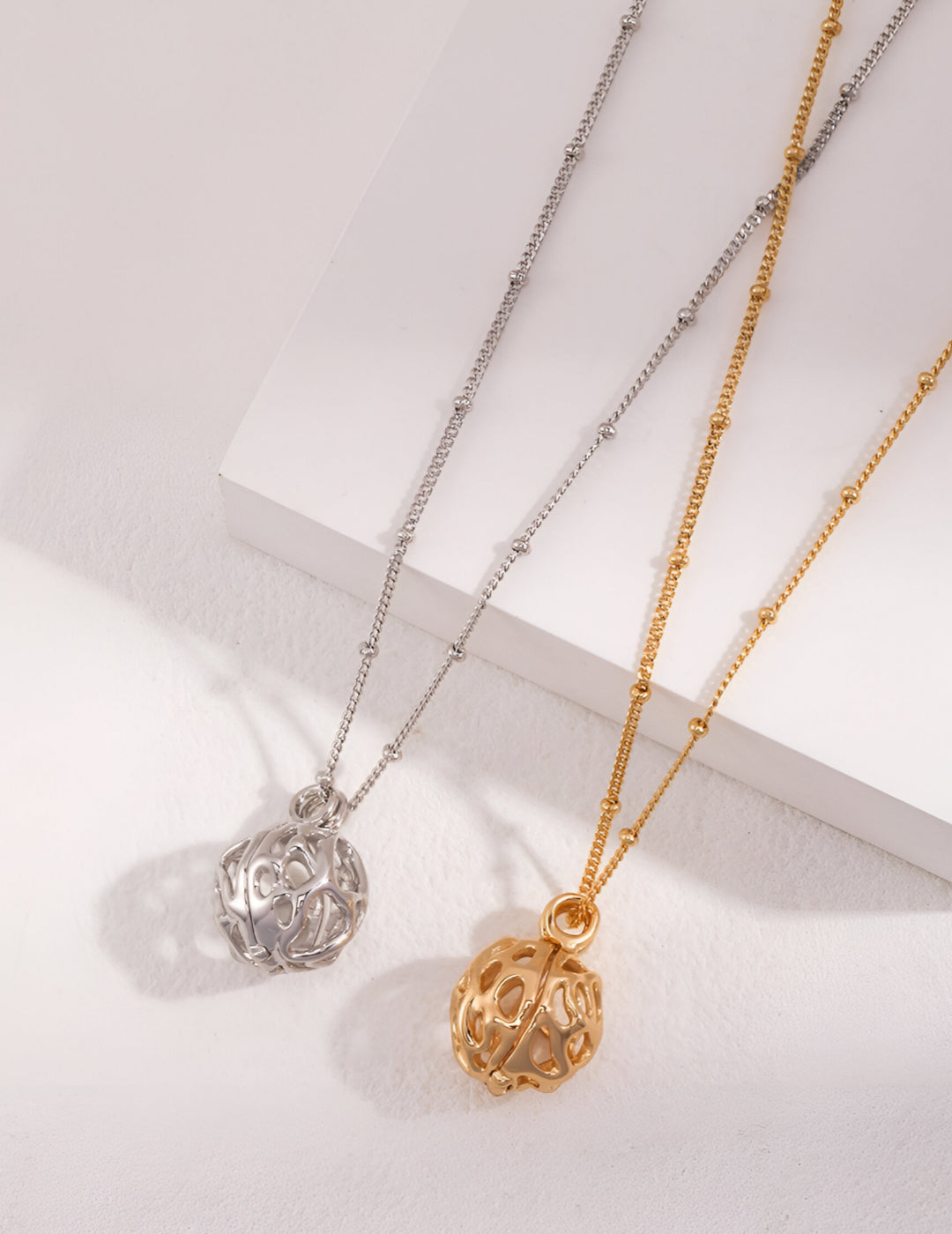 Necklace Embracing the Beauty of Simplicity - S925 Sterling Silver with 18K Gold Vermeil - Elevate your style with these stunning pieces that capture the essence of beauty. Designed to make you shine, these necklaces are a must-have for any occasion.