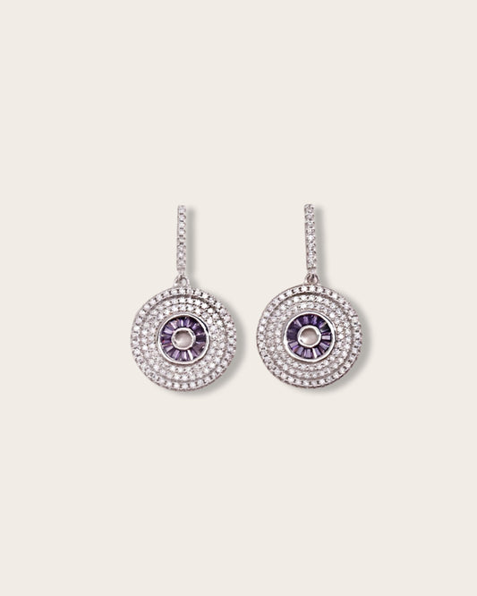 Intricately designed earrings - Chic and Timeless  - Crafted with love and attention to detail, these earrings are perfect for any occasion - S925 Sterling Silver with 18K Gold Vermeil- Sparkling Zircon