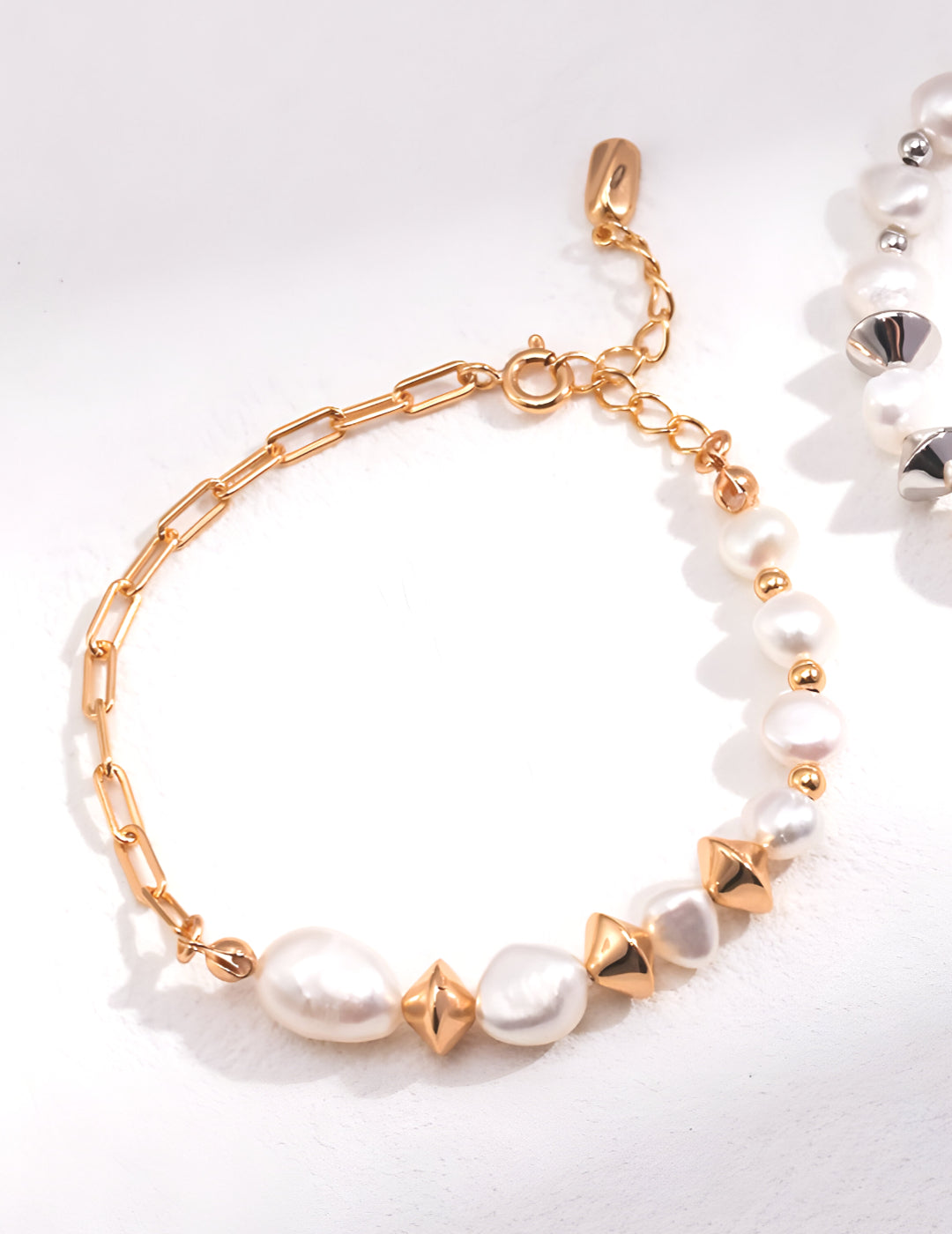 Crafted with beautiful Baroque Pearls and timeless design - perfect for any occasion - S925 Sterling Silver with 18K Gold Vermeil  - Pearl Luminance 