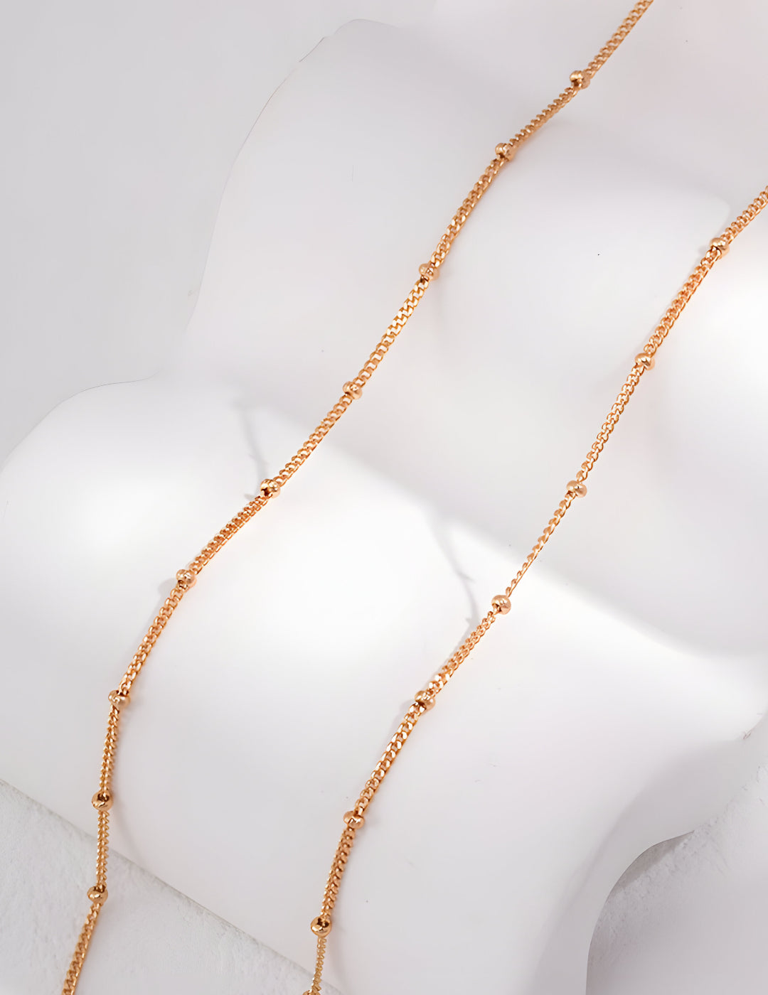 S925 Sterling Silver with 18K Gold Vermeil chain necklace - Adorn it in your own way-  simple yet sophisticated design effortlessly complements any outfit, making it a go-to accessory for any occasion