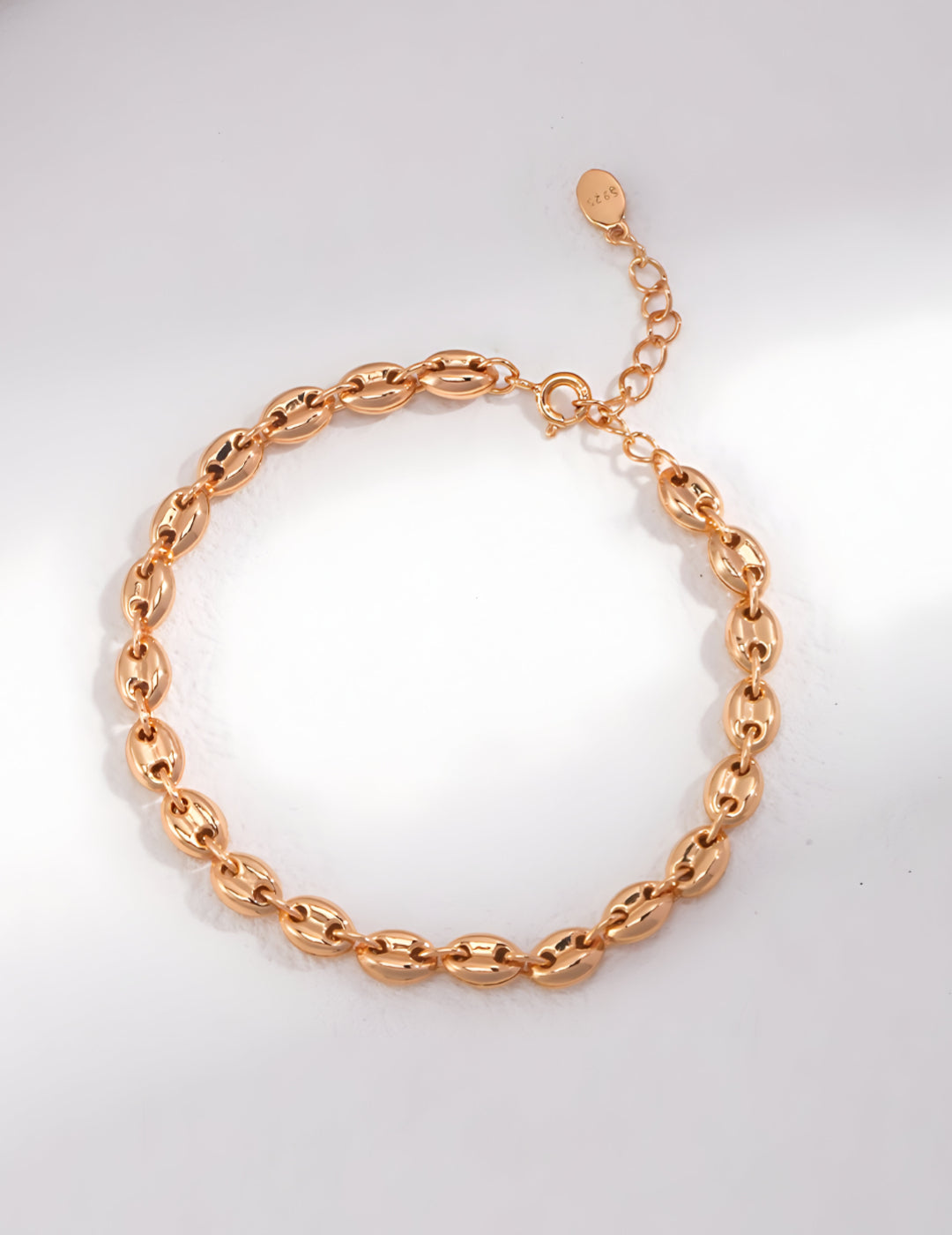 Eternal Radiance: Classic Beauty Bracelet adjustable valentino chain bracelet -  S925 sterling pure silver -18K Gold Vermeil 