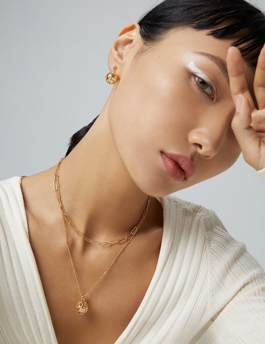 Earrings Embracing the Beauty of Simplicity - S925 Sterling Silver with 18K Gold Vermeil - Elevate your style with these stunning pieces that capture the essence of beauty. Designed to make you shine, these Earrings are a must-have for any occasion