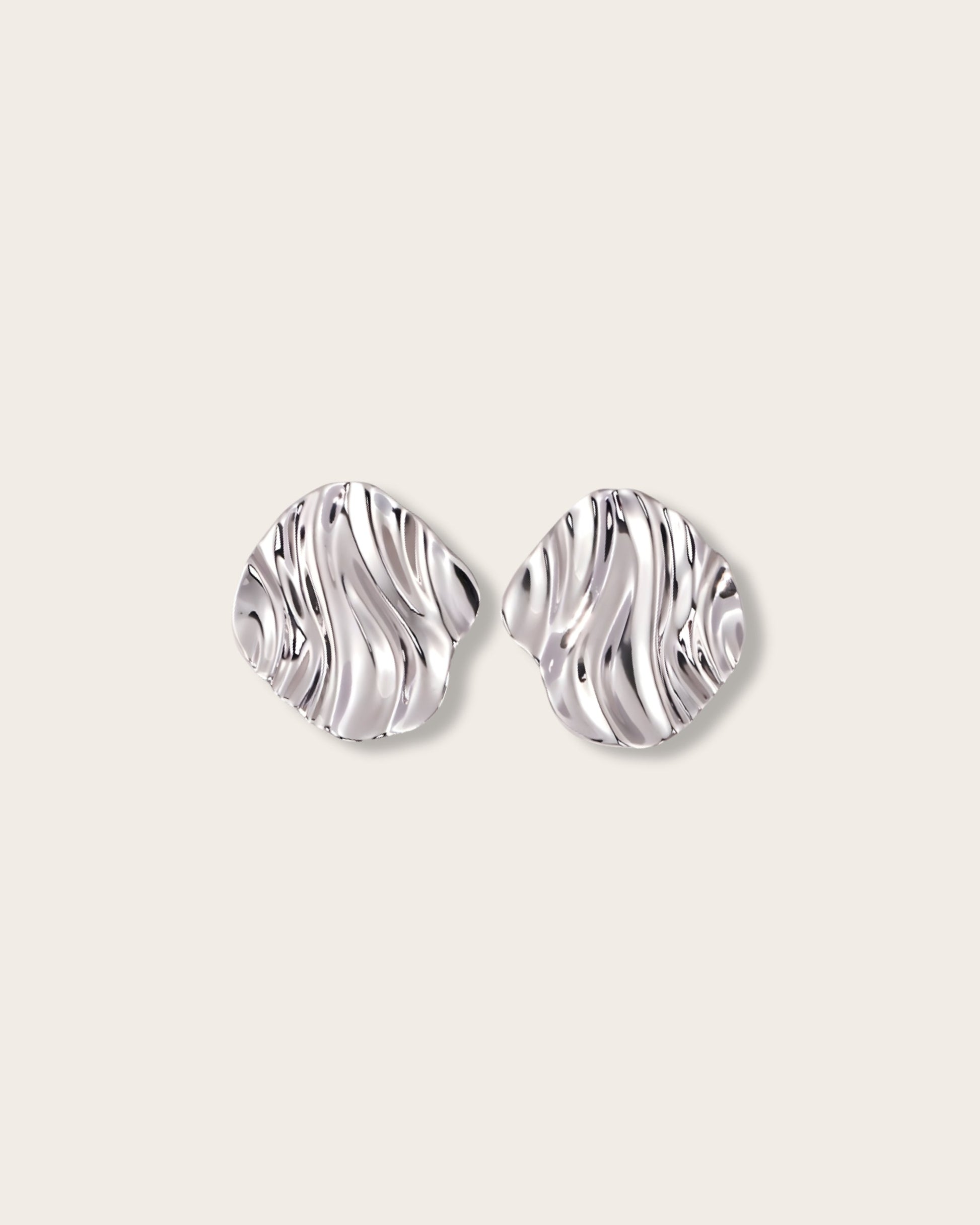 Earrings Capturing the Essence of Water and Sunlight - Where water and sunlight meet to create enchanting beauty - S925 Sterling Silver Stud - shimmer and shine.